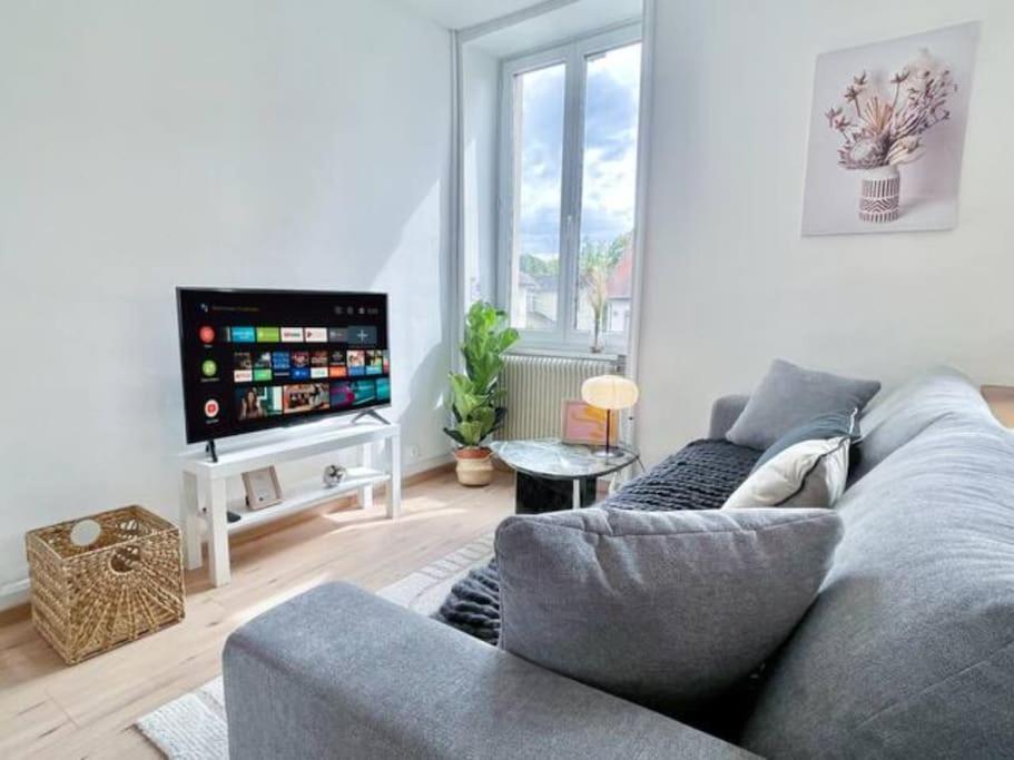 1 Appartement 3P Ideal Famille Travail Renove Lumineux Parking Gratuit Mulhouse Exterior foto