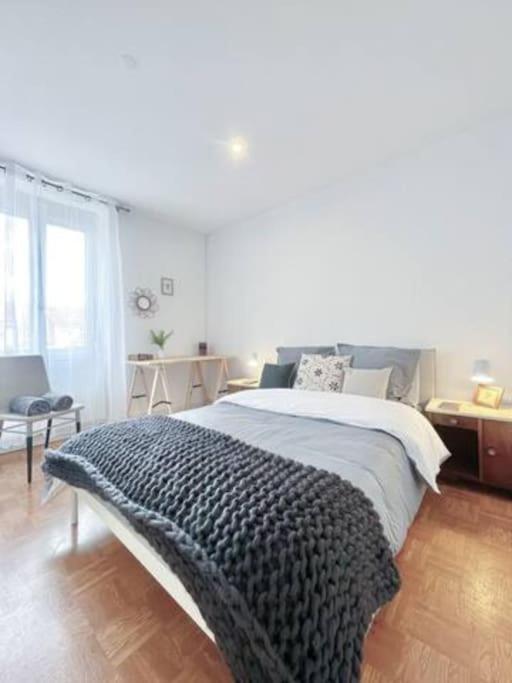 1 Appartement 3P Ideal Famille Travail Renove Lumineux Parking Gratuit Mulhouse Exterior foto